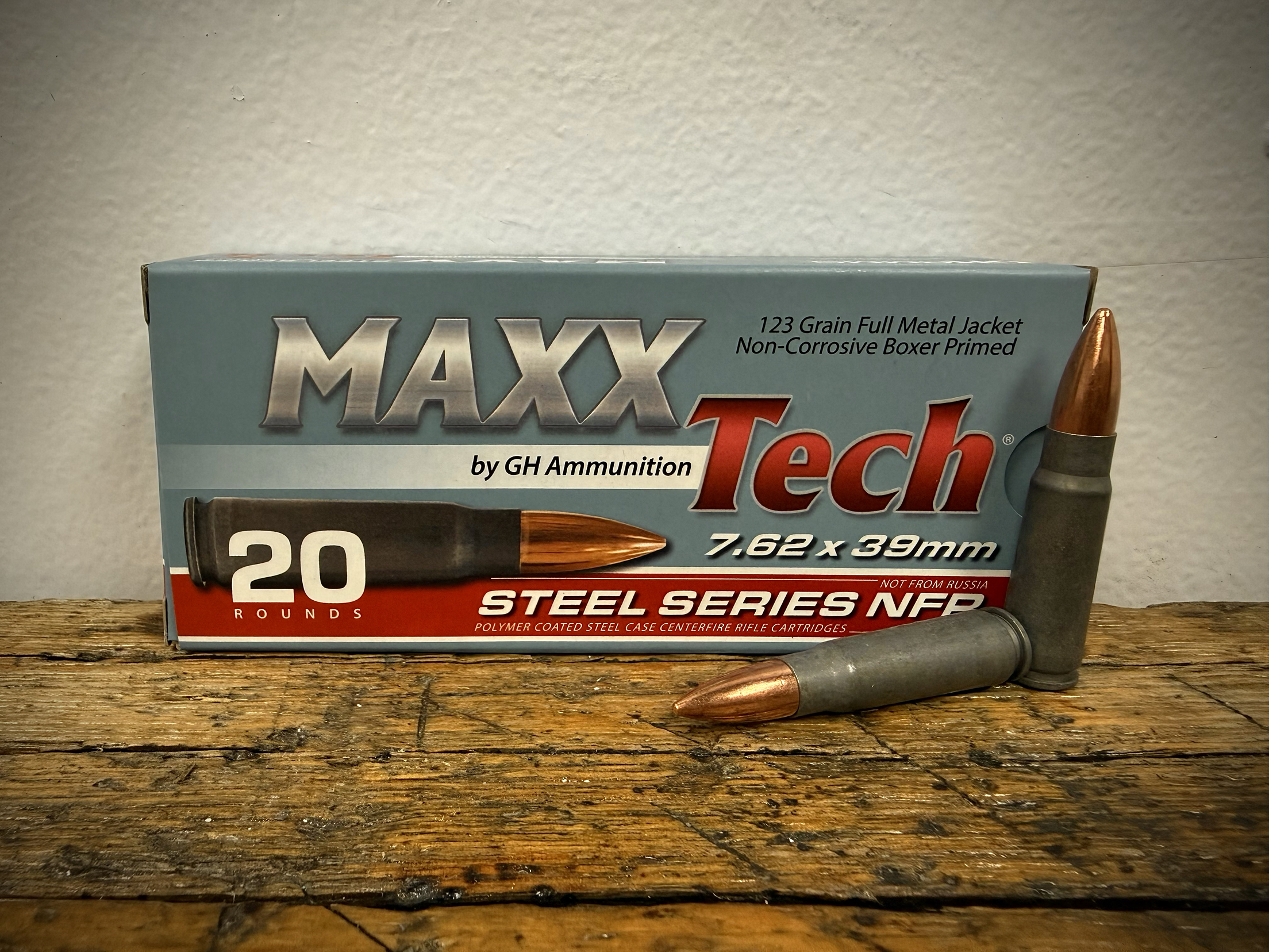 MaxxTech 7.62x39 123gr FMJ MaxxTech 7.62x39 123gr FMJ