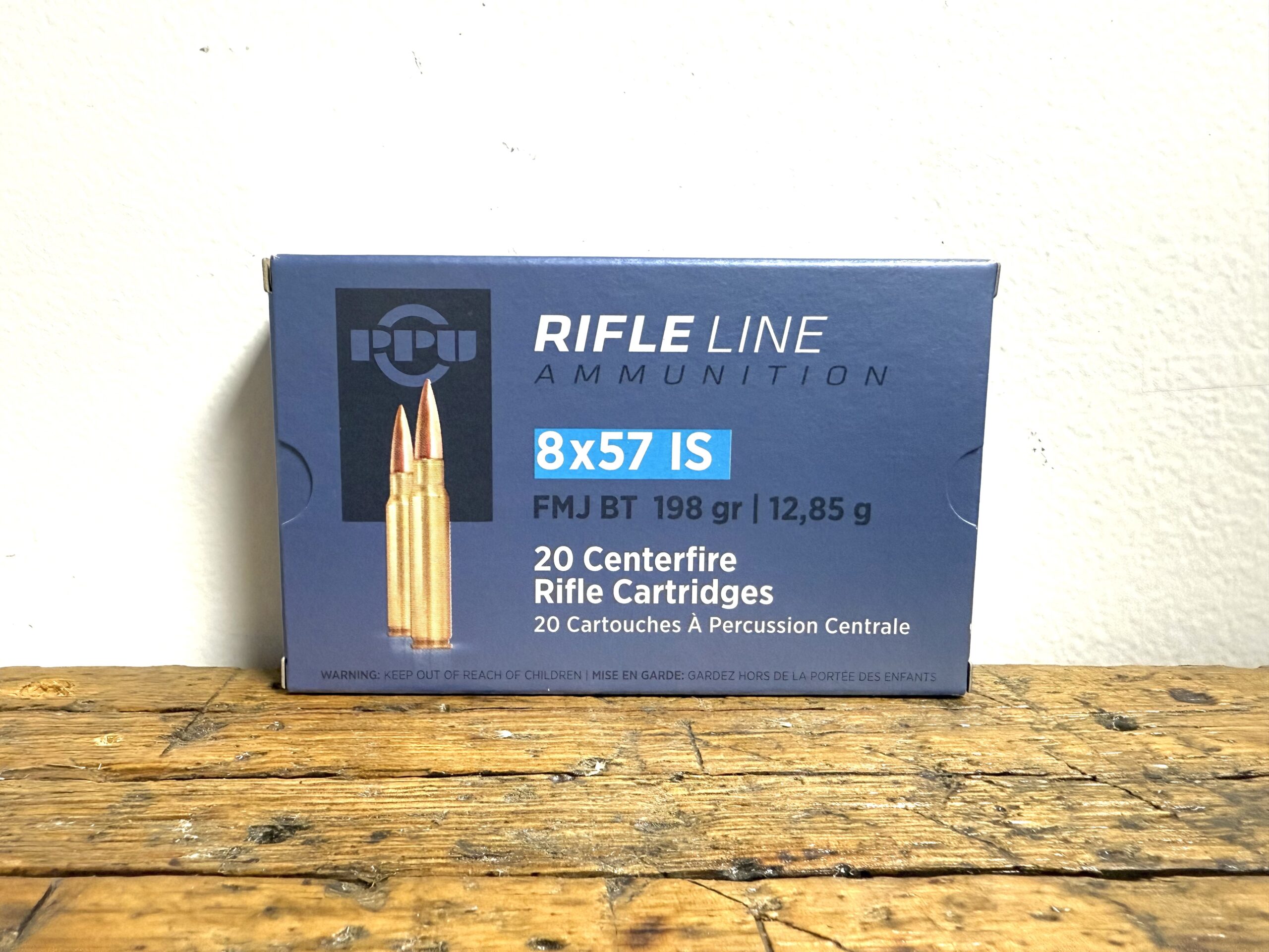 PPU 8x57mm IS Mauser (7.92x57mm) FMJ-BT