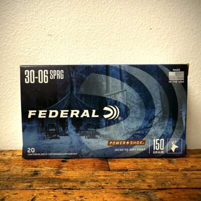 Federal Power-Shok 30-06 Springfield 150gr Jacketed Soft Point