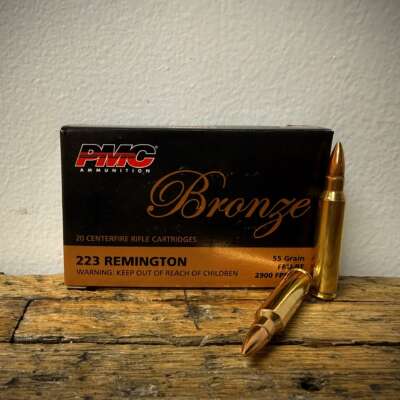 PMC Bronze 223 Remington Ammo 55gr FMJ