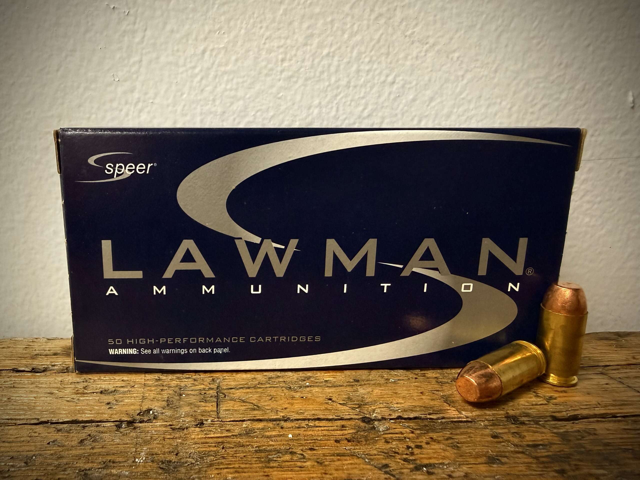 Speer Lawman 40 S&W Ammo 180gr TMJ Cleanfire