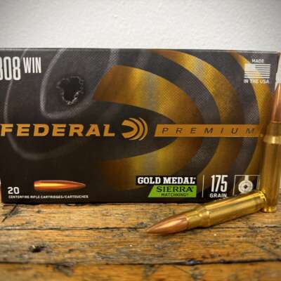 Federal Premium Gold Medal 308 Winchester Ammo 175gr Sierra MatchKing Jacketed Hollow Point