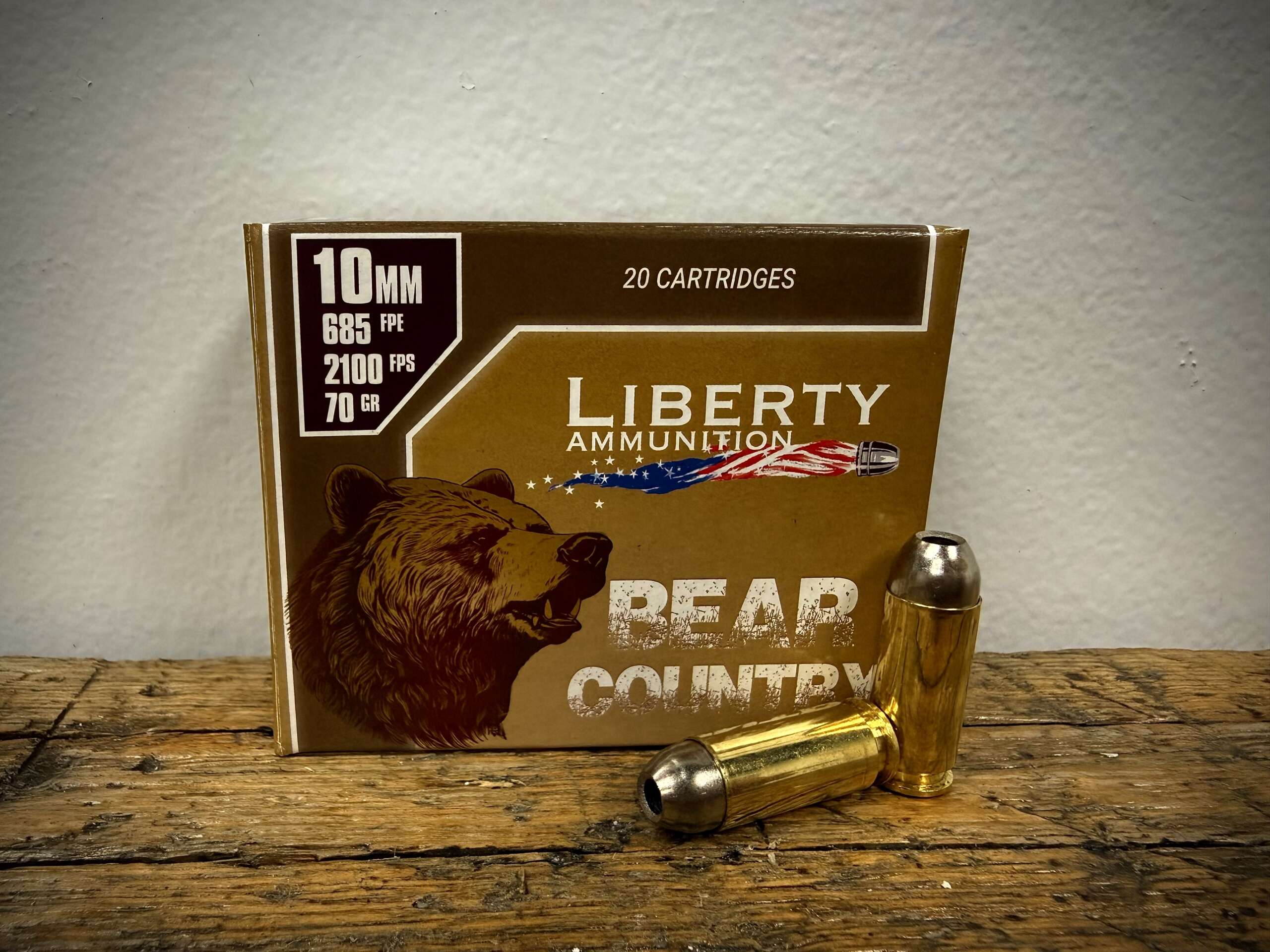 Liberty 10mm Auto Ammo 70 Grain Bear Country