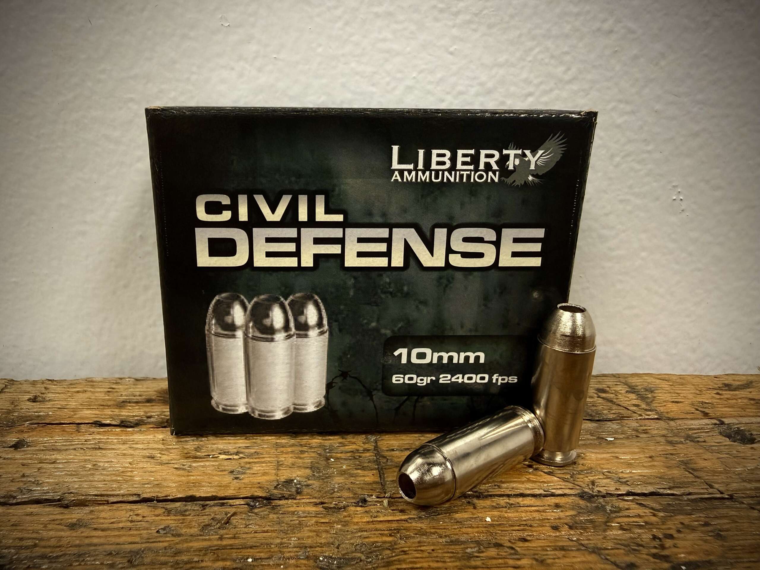 Liberty 10mm Auto Ammo 60 Grain Civil Defense