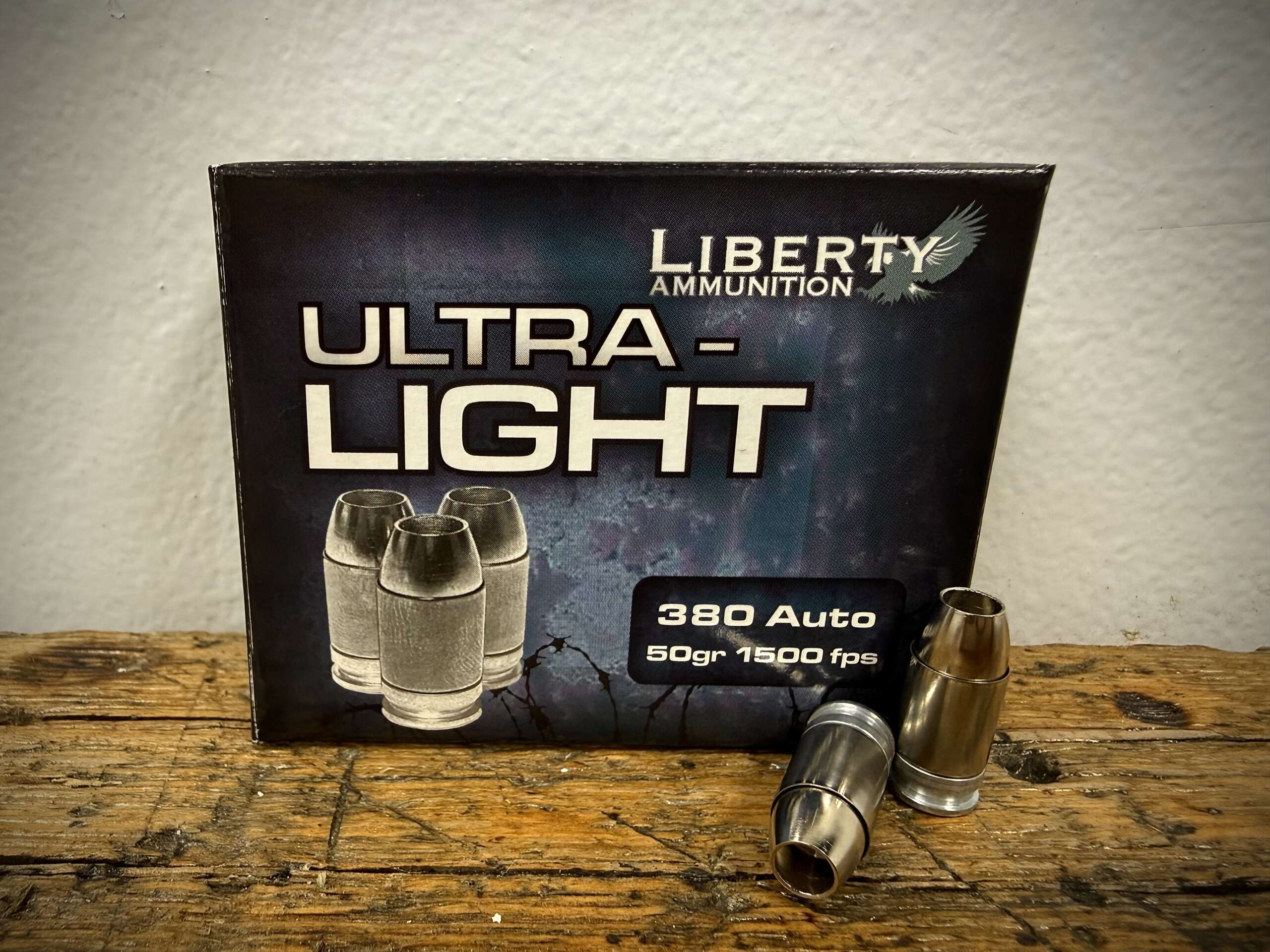 Liberty Ultra Light 380 ACP Ammo 50 Grain Hollow Point