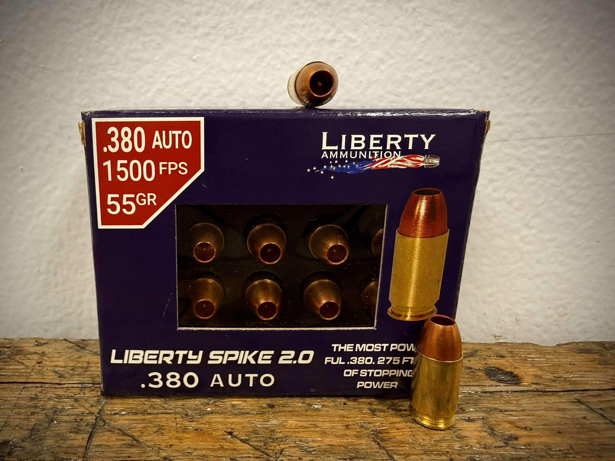Liberty Spike 380 ACP Ammo 55 Grain
