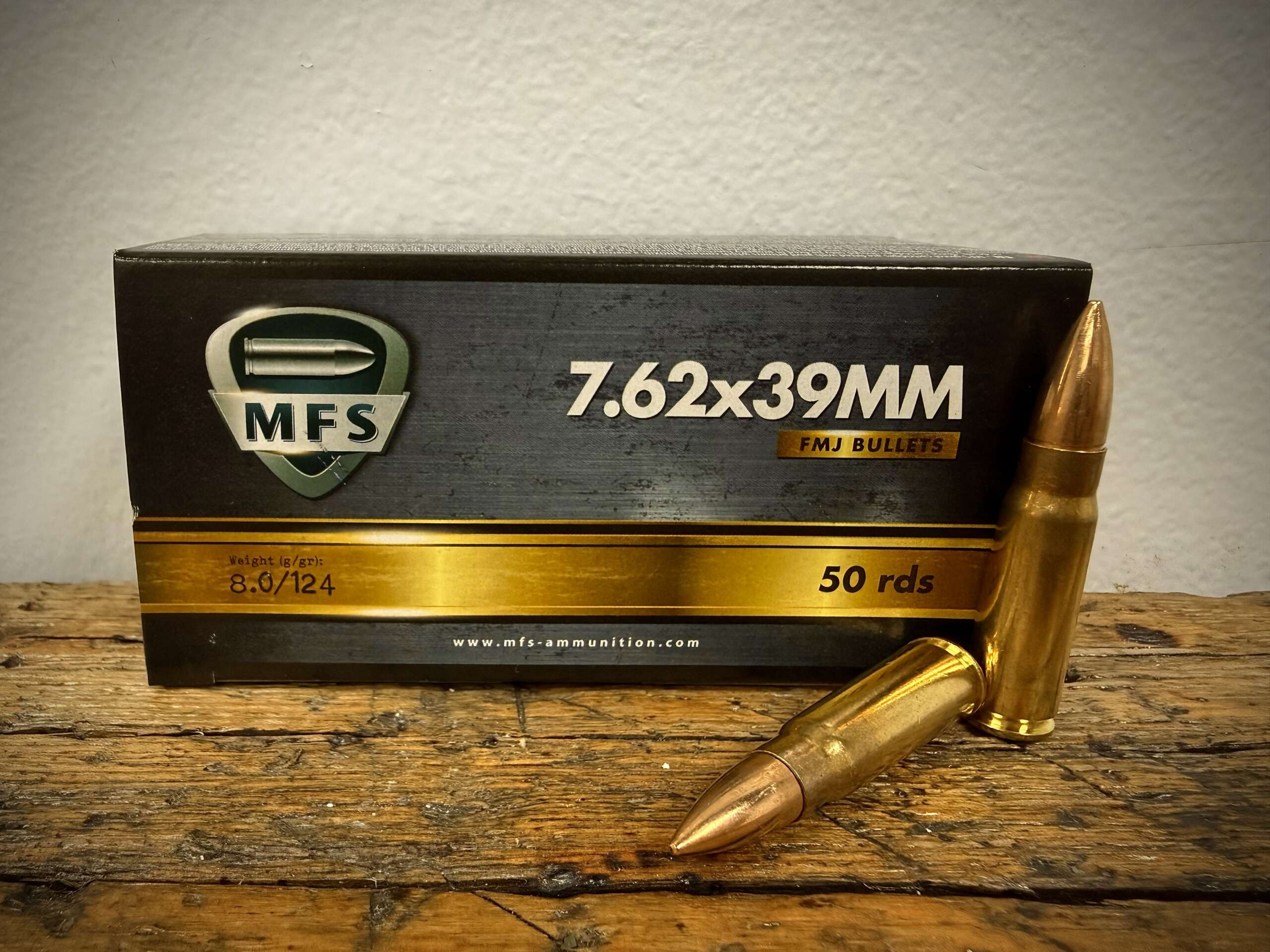 MFS 7.62x39mm 124gr FMJ MFS 7.62x39mm 124gr FMJ
