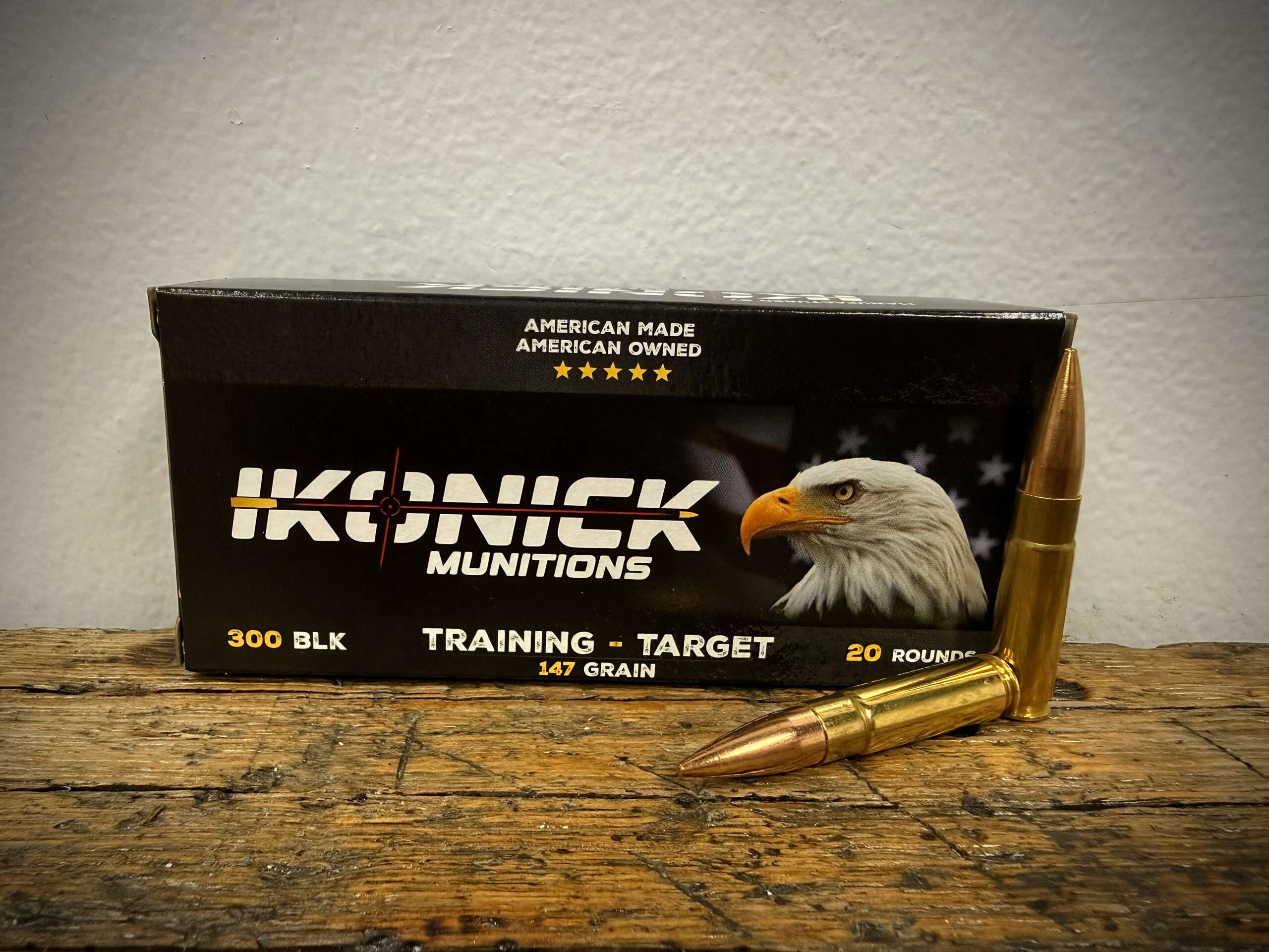 Ikonick 300 AAC Blackout Ammo 147 Grain FMJ Ikonick 300 AAC Blackout Ammo 147 Grain FMJ