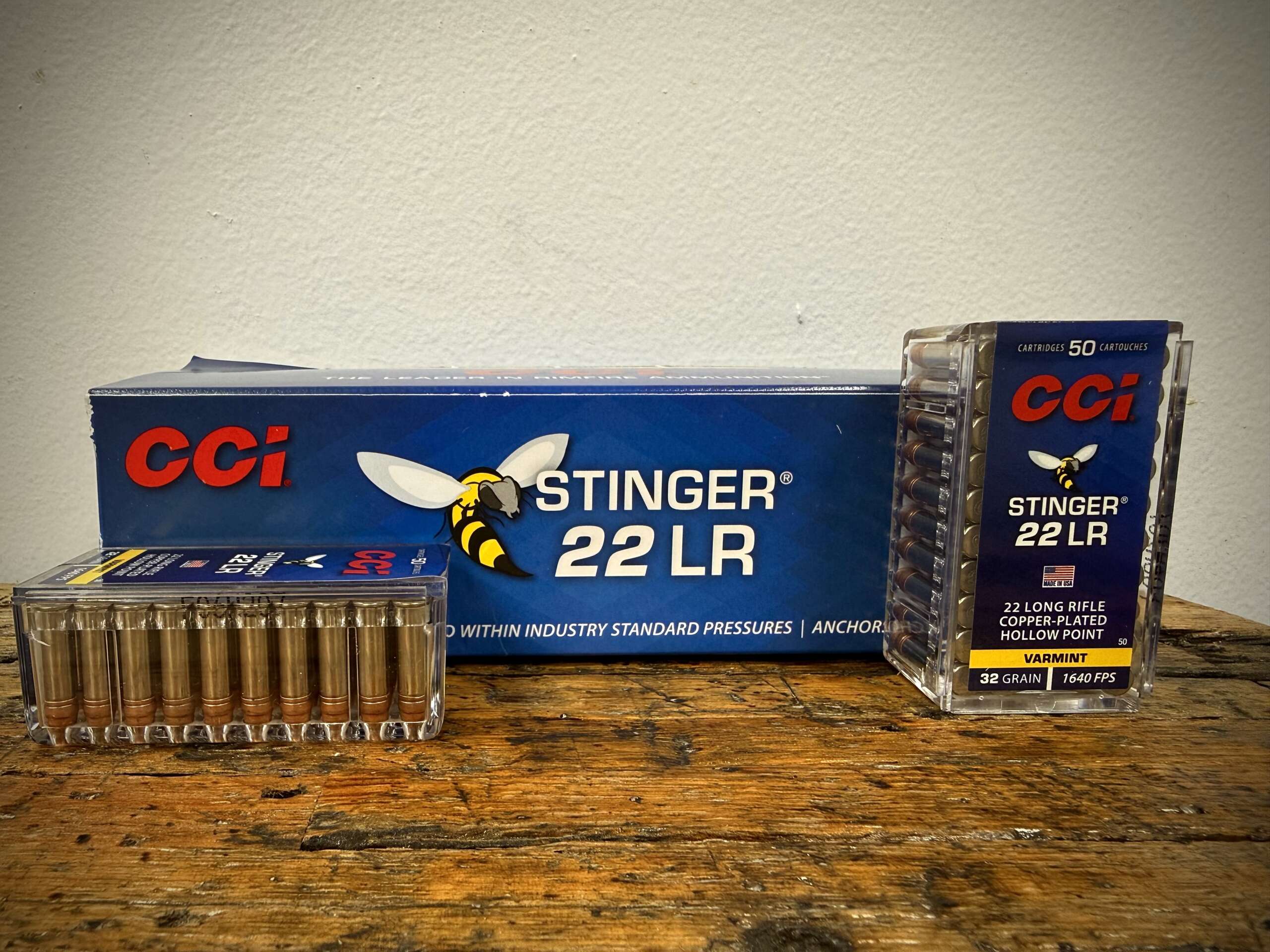 CCI Stinger 22LR Ammo 32gr CPHP CCI Stinger 22LR Ammo 32gr CPHP