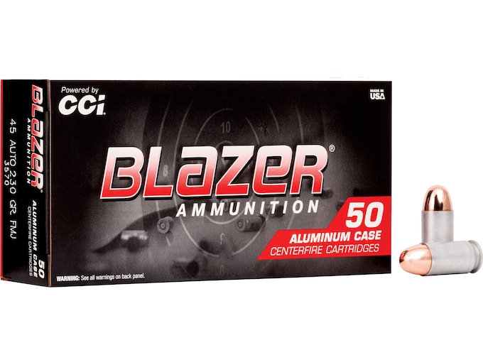 Blazer 45 ACP Ammo 230 Grain Full Metal Jacket Blazer 45 ACP Ammo 230 Grain Full Metal Jacket