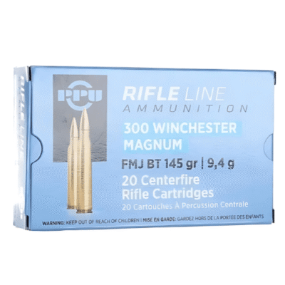 PPU 300 Win Mag 145gr FMJ-BT