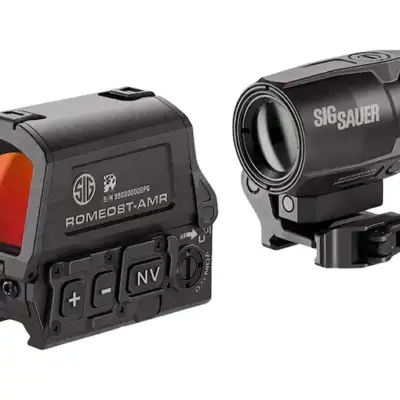 Sig Sauer ROMEO8T-AMR Full Size Red Dot with JULIET3T-AMR 3x Magnifier